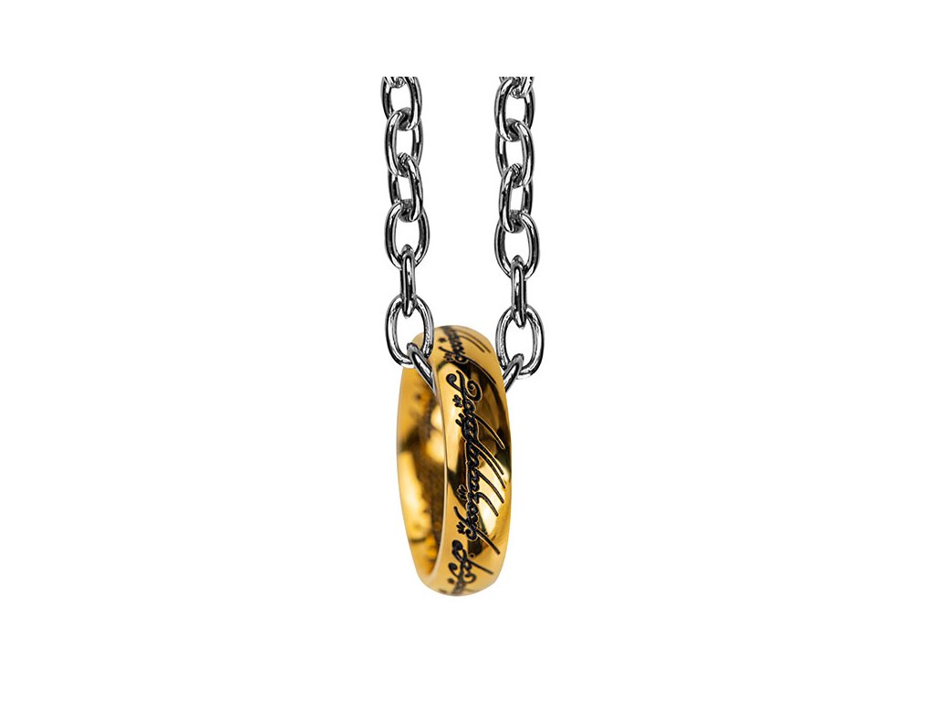 lord of the rings necklace with pendant the one ring 4895205611191 1