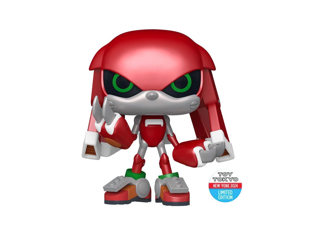 funko pop sonic the hedgehog metal knuckles toy tokyo new york 2024 limited edition figurka 889698786997 1