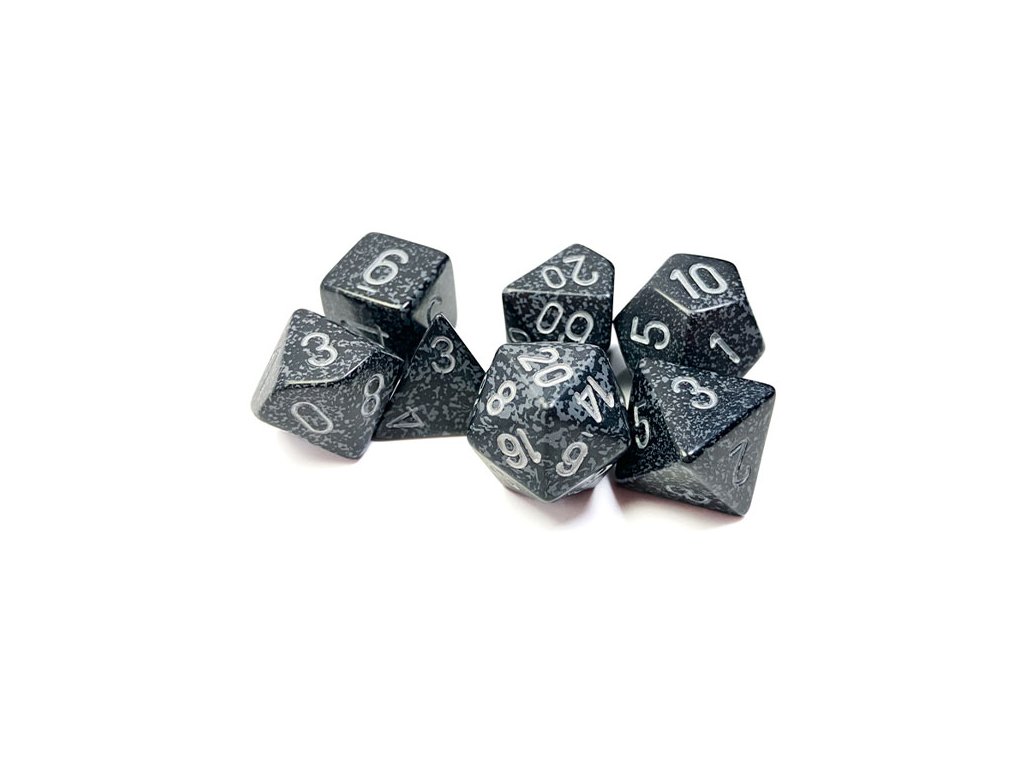 sada kociek na rpg chessex ninja speckled opaque 7 ks 25318 1
