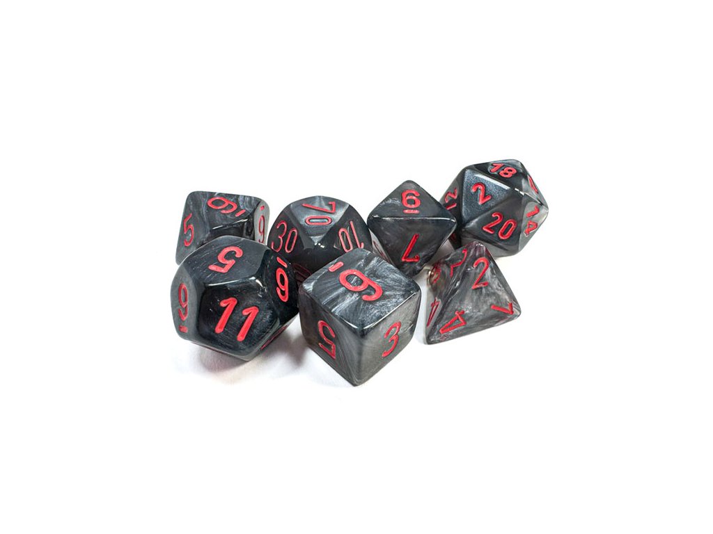 sada kociek na rpg chessex black red velvet 7 ks 27478 1