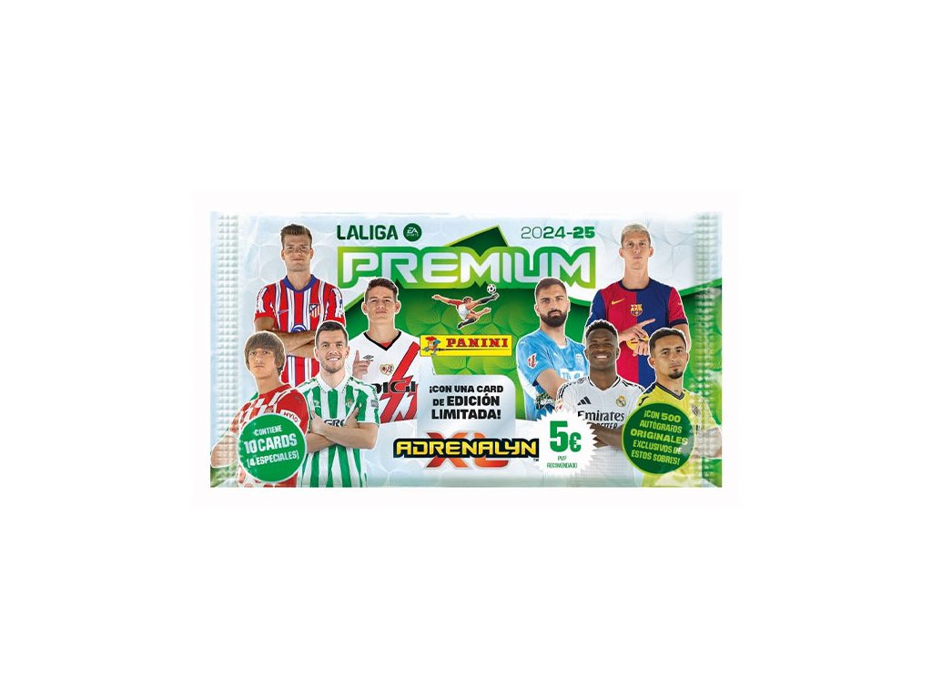 futbalove karty panini laliga 2024 2025 adrenalyn premium packet 2 8424248924126