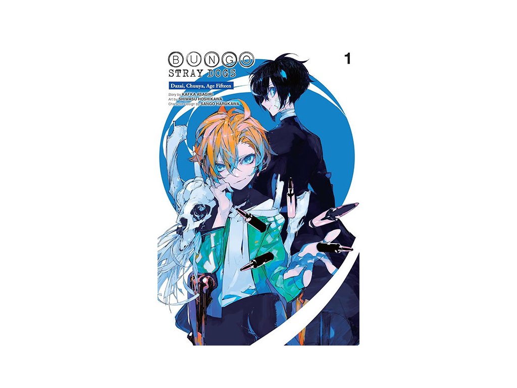 bungo stray dogs 1 dazai chuuya age fifteen light novel kniha 9781975389444