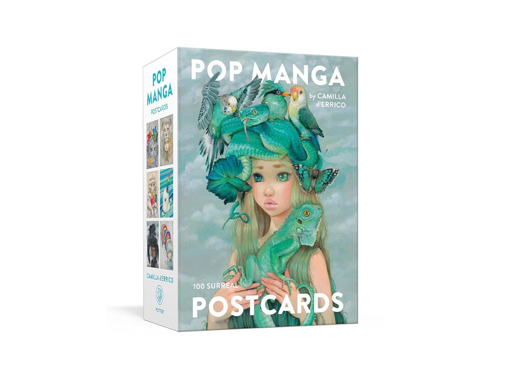 pop manga postcards 100 surreal postcards 9780593581902 1