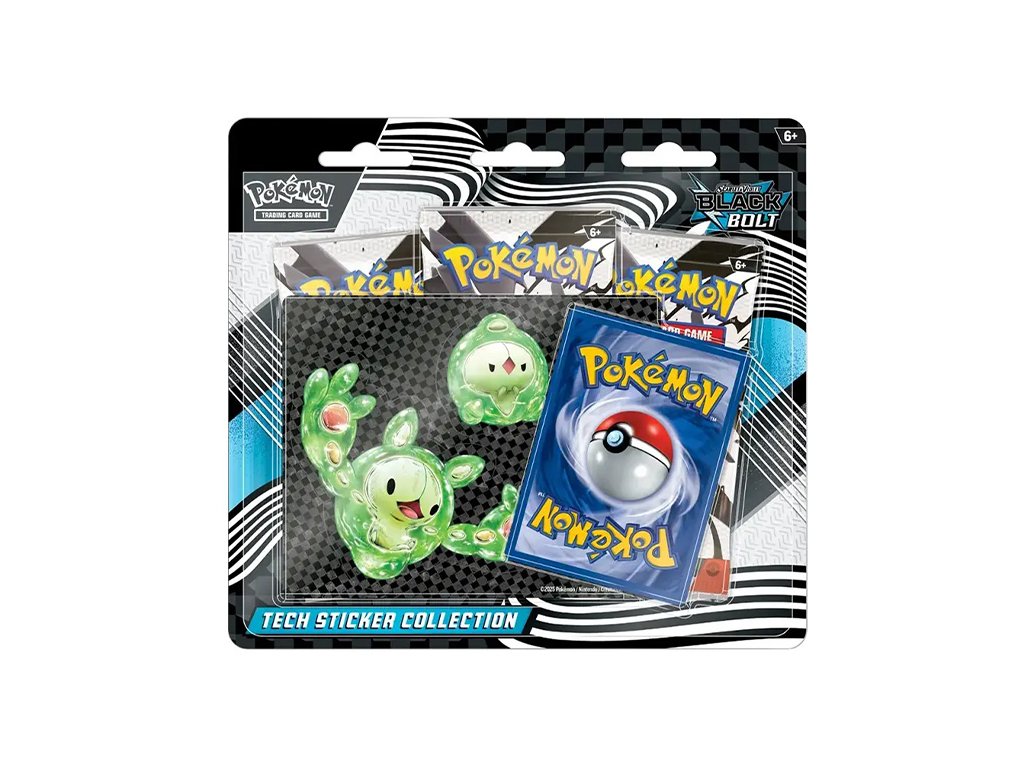 pokemon tcg scarlet violet 10 5 black bolt tech sticker collection