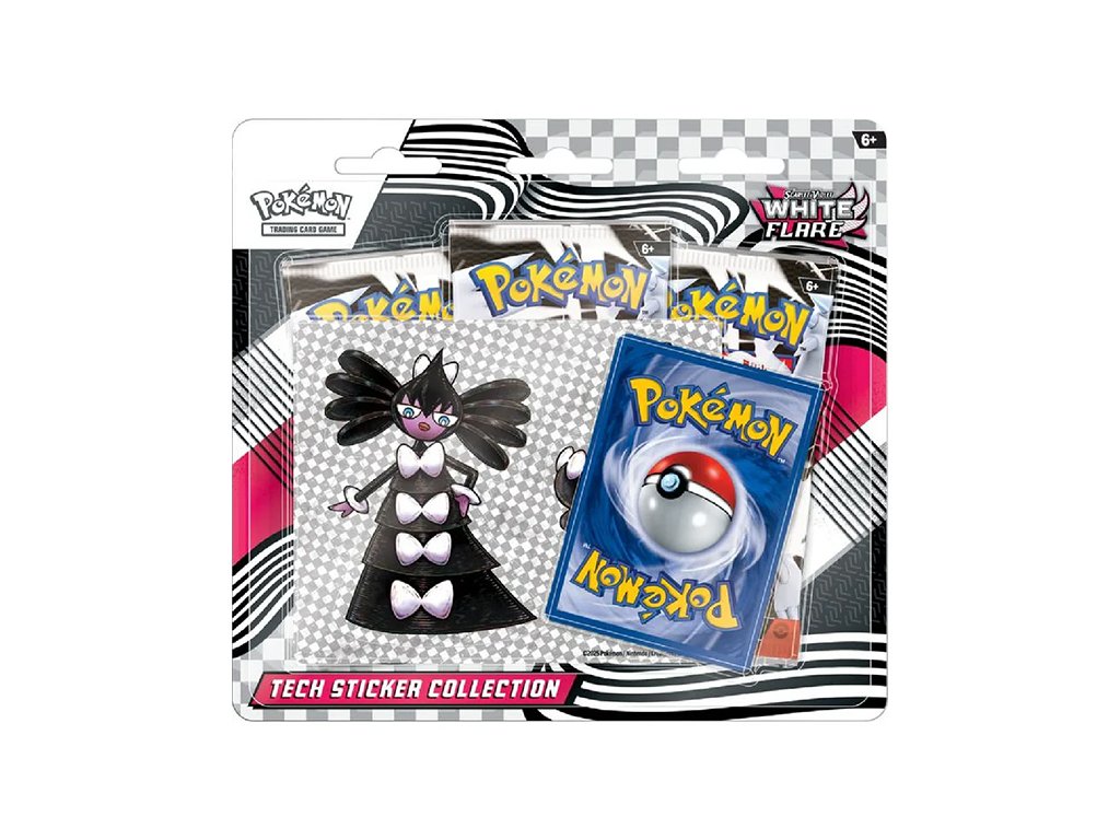 pokemon tcg scarlet violet 10 5 white flare tech sticker collection