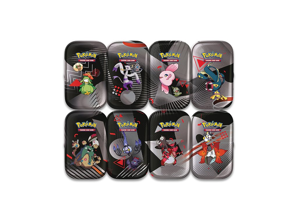 pokemon tcg scarlet violet 10 5 white flare black bolt mini tin 1