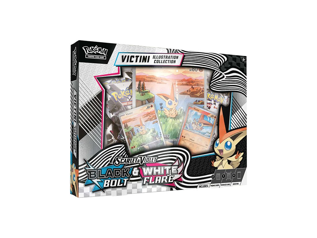 pokemon tcg scarlet violet 10 5 white flare black bolt victini illustration coll 1