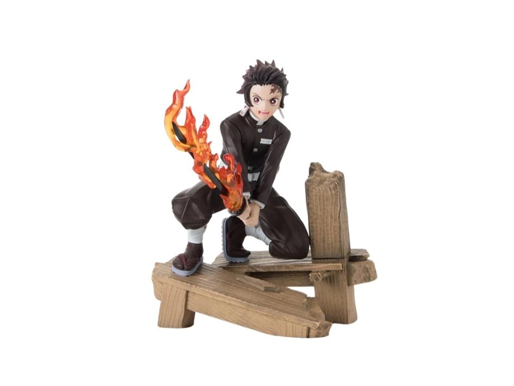 demon slayer kimetsu no yaiba pvc statue tanjiro kamado xross link katanakaji no sato hen figurka 4582733421896 1