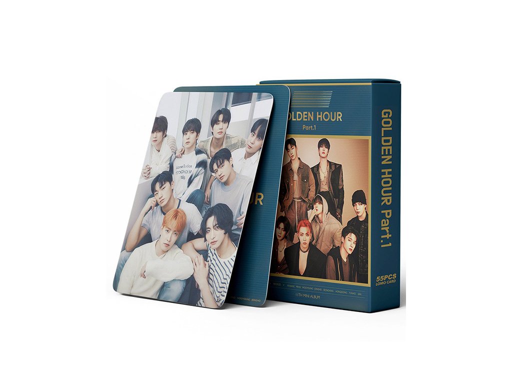 ateez golden hour part 1 lomo cards 55 ks zberatelske karty 1