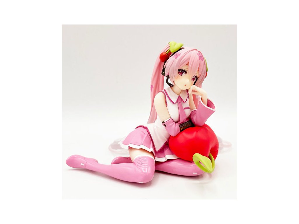 hatsune miku pvc statue desktop cute figure sakura miku cherry cushion ver 13 cm figurka 840342402977 1
