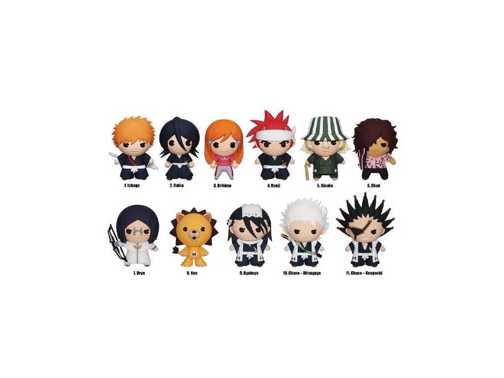 bleach charm 3d pvc bag clips series 1 077764731006 1