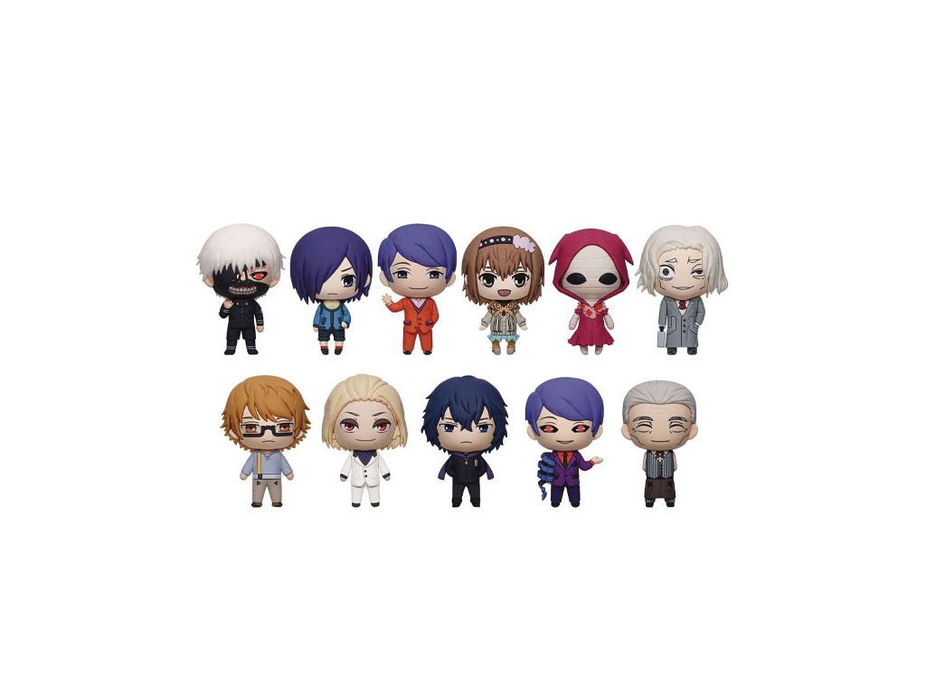 tokyo ghoul 3d pvc bag clips series 2 privesok 077764700101 1