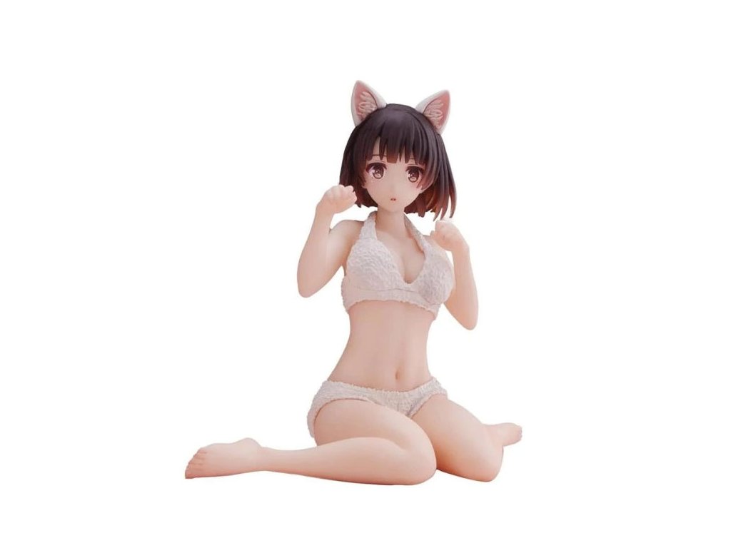 saekano how to raise a boring girlfriend pvc statue megumi kato cat roomwear ver 12 cm figurka 840342400522 1