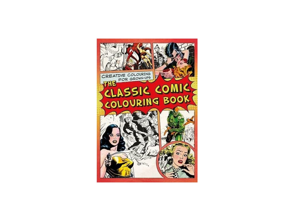 Classic Comic Colouring Book: Creative Colouring for Grown-ups