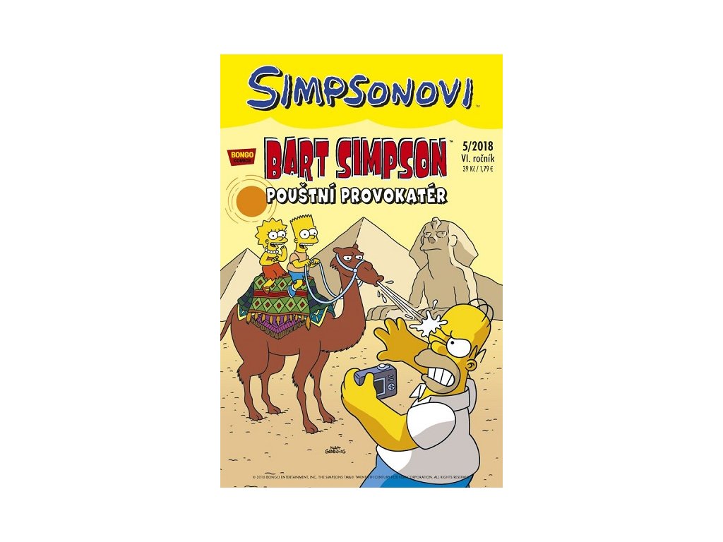Simpsonovi: Bart Simpson 05/2018 - Pouštní provokatér