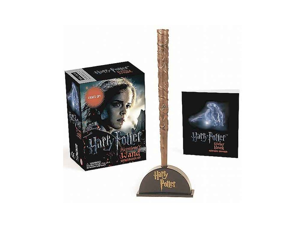 Harry Potter Hermione's Wand with Sticker Kit: Lights Up! (Miniature Editions)