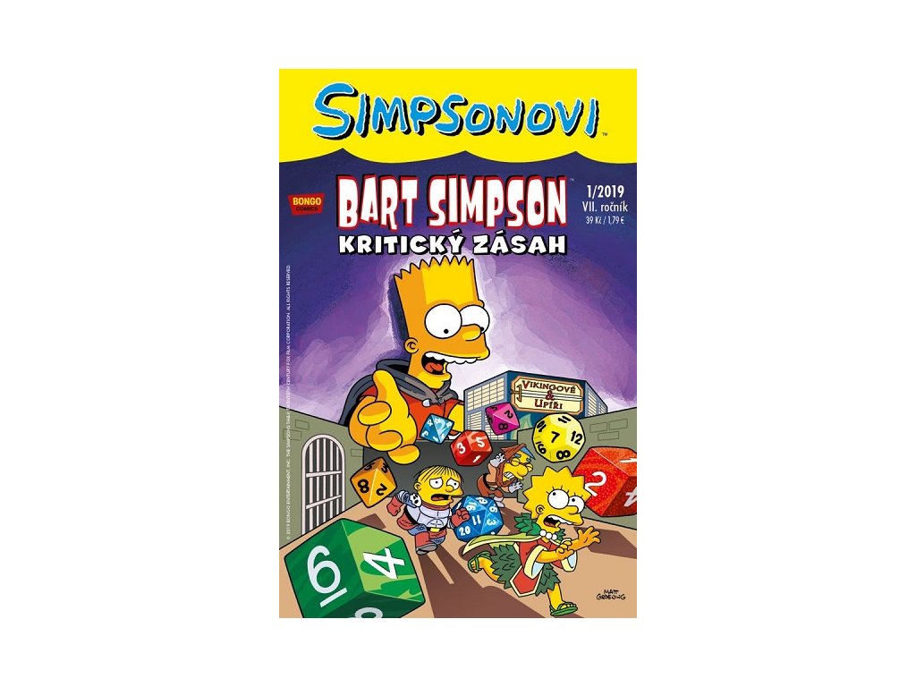 Simpsonovi: Bart Simpson 01/2019 - Kritický zásah