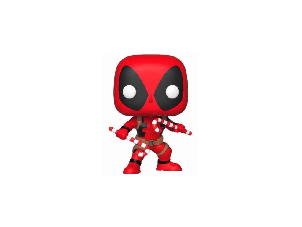 Funko POP! Marvel Comics: Holiday Deadpool (Candy Canes)