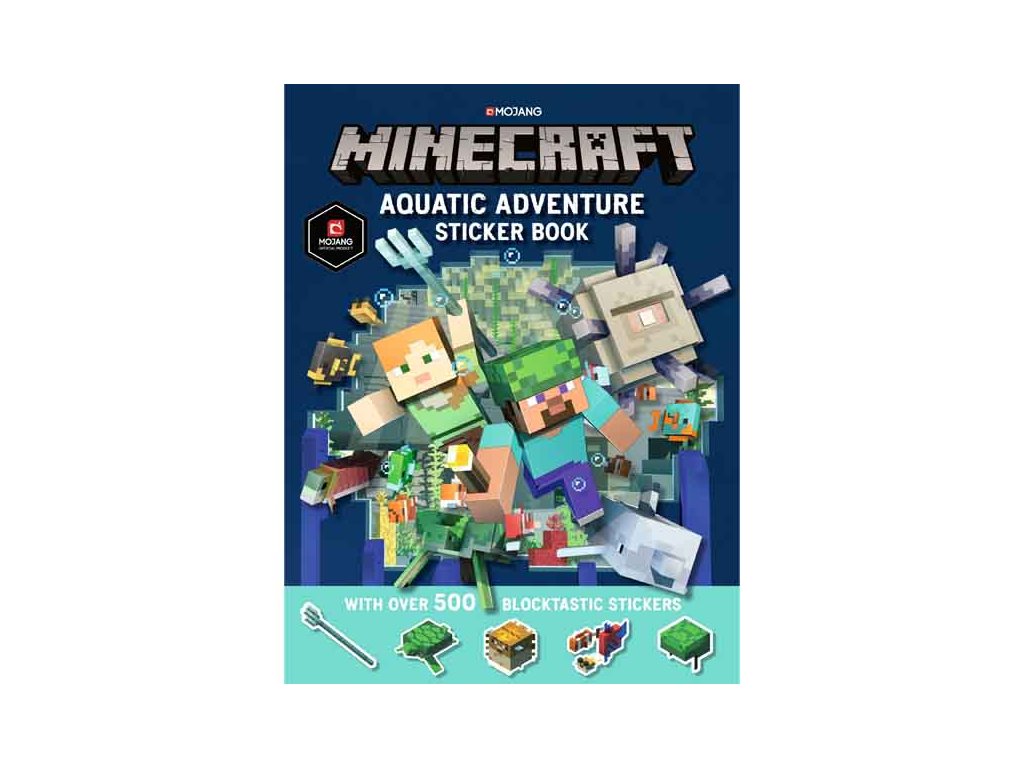 Minecraft Aquatic Adventure Sticker Book