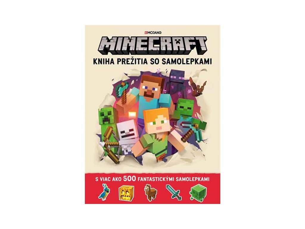 Minecraft: Kniha prežitia so samolepkami