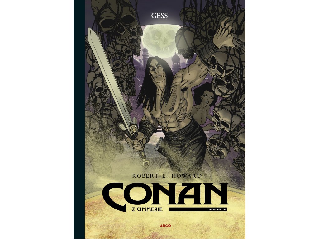 Conan z Cimmerie 3 (komiks, žltá obálka s lebkami)