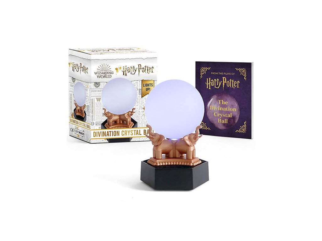 harry potter divination crystal ball lights up miniature editions