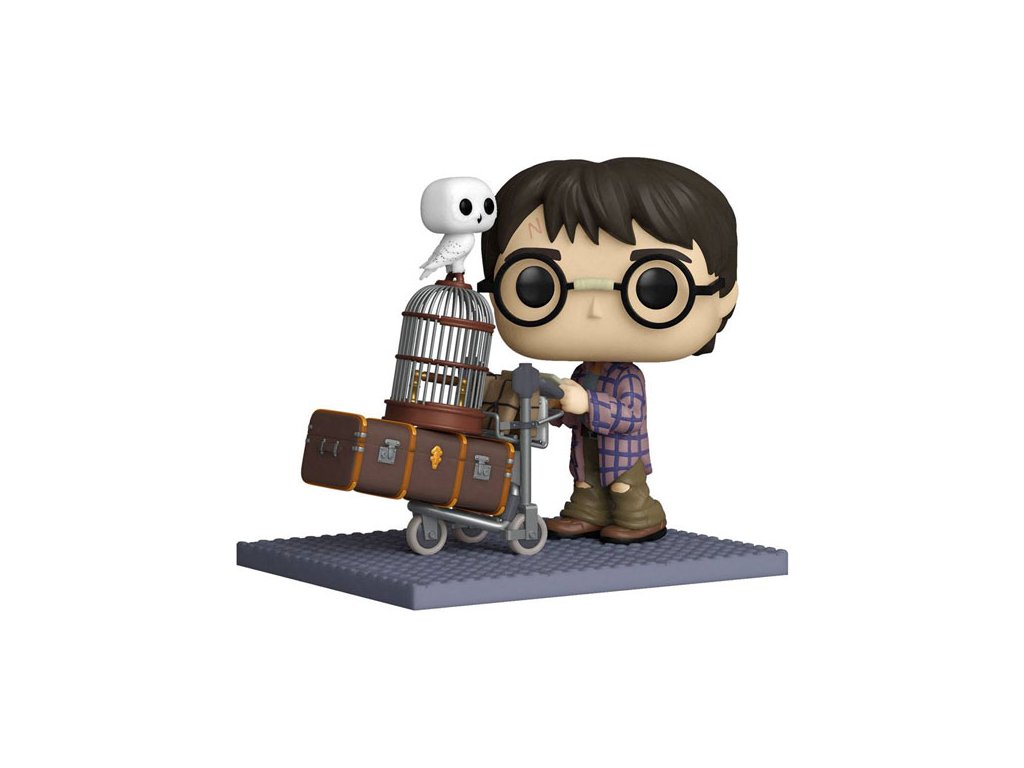 funko pop harry potter harry pushing trolley deluxe edition 889698573603