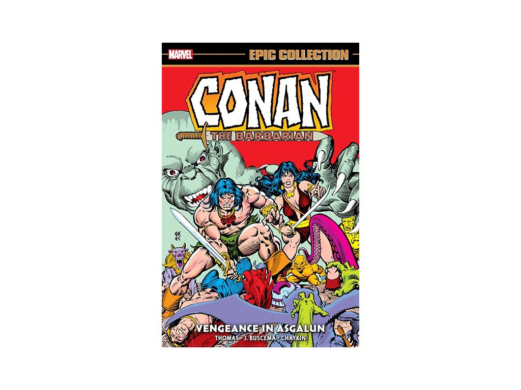 conan the barbarian epic collection the original marvel years vengeance in asgalun komiks 9781302933548