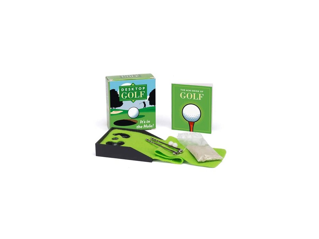 desktop golf miniature editions 9780762438150