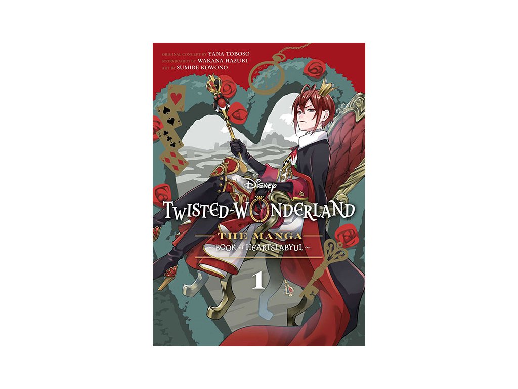 disney twisted wonderland 1 the manga book of heartslabyul 9781974739141