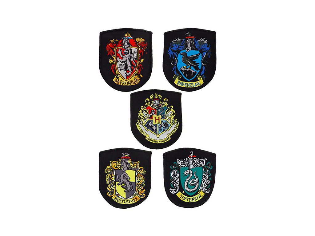 harry potter patches 5 pack house crests 3760166566273