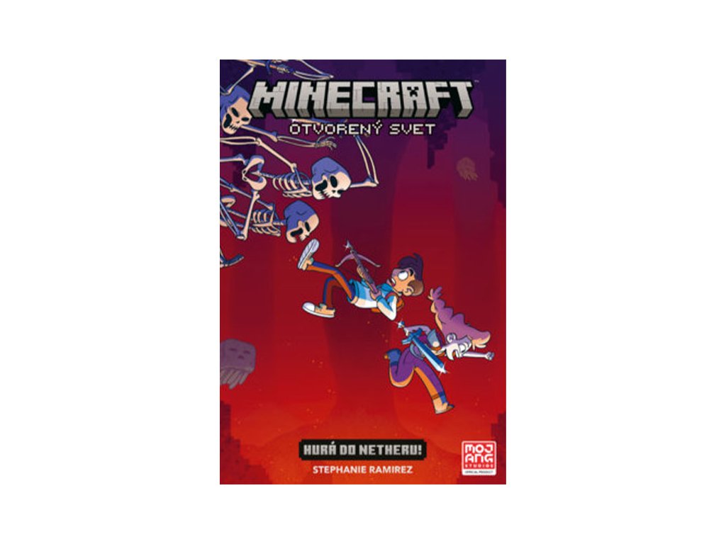minecraft komiks otvoreny svet hura do netheru 9788056660492