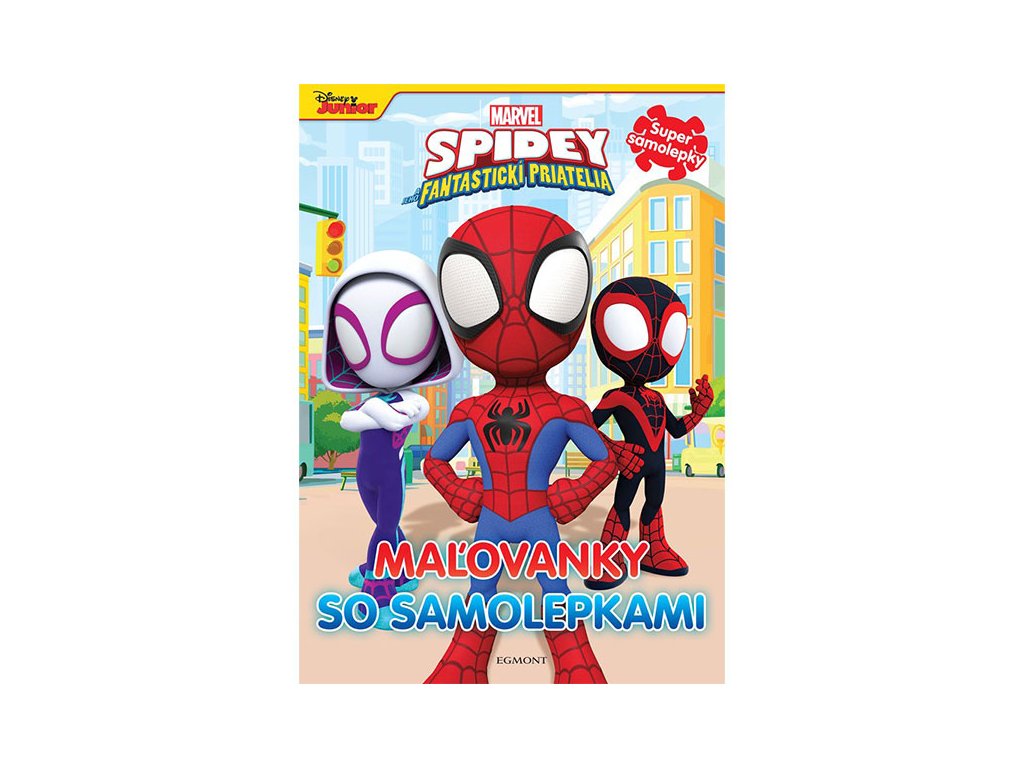 spidey a jeho fantasticki kamarati malovanky so samolepkami 8594050435834