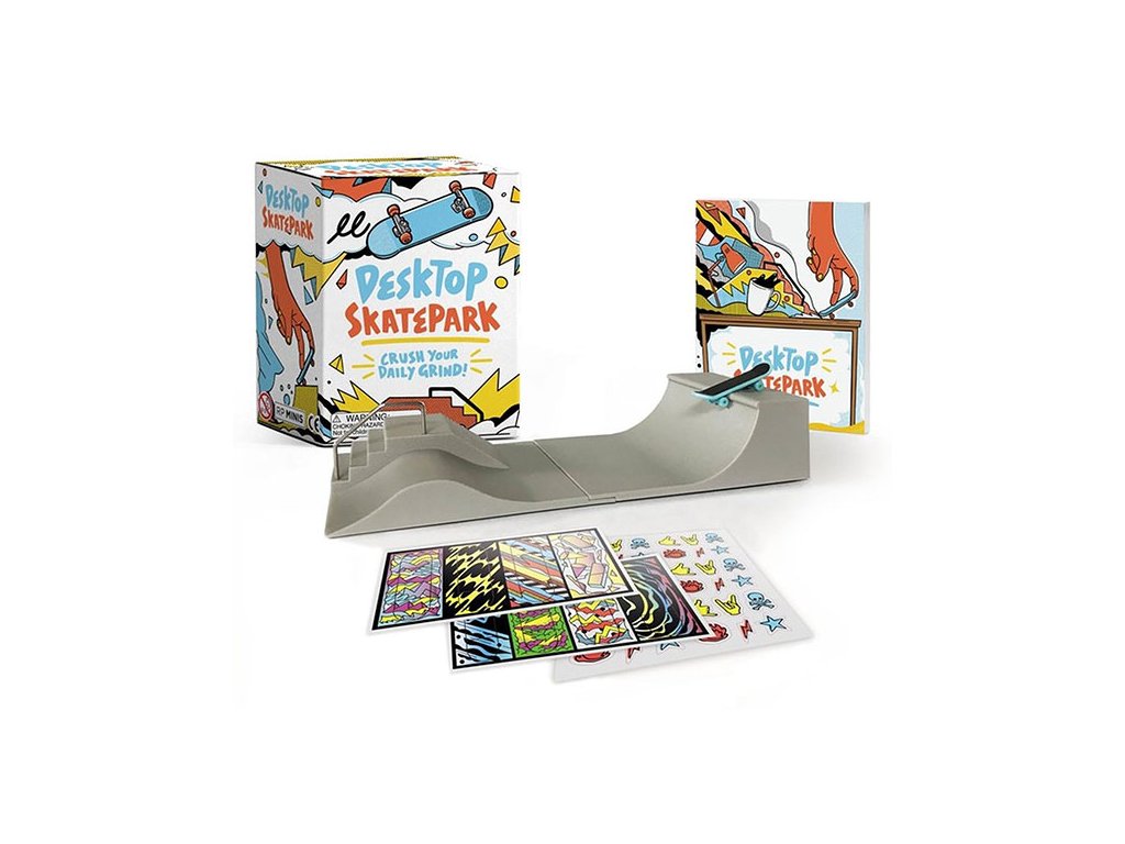 desktop skatepark crush your daily grind miniature editions 9780762475292