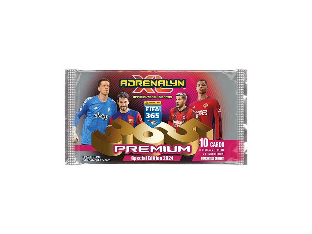 Futbalové karty Panini FIFA 365 2023/2024 Adrenalyn Premium Packet -   - Komiks, Knihy, Figúrky, Tričká, Doplnky, Popkultúra