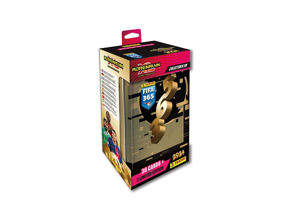 futbalove karty panini fifa 365 2023 2024 adrenalyn collectors tin plechova krabicka 8051708000092 1