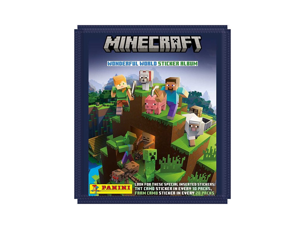 panini minecraft 2 samolepky 8018190033175