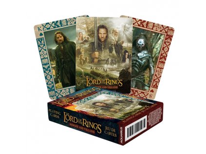 lord of the rings playing cards heroes and villains 840391145894 1