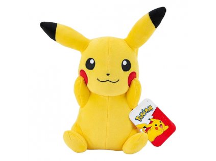 pokemon pikachu sitting eyes open plush figure 20 cm 191726481539 1