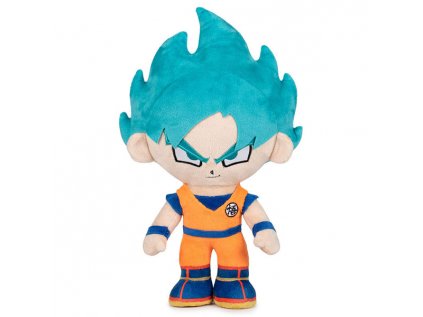 dragon ball super plush figure goku blue hair 29 cm 8410779113344