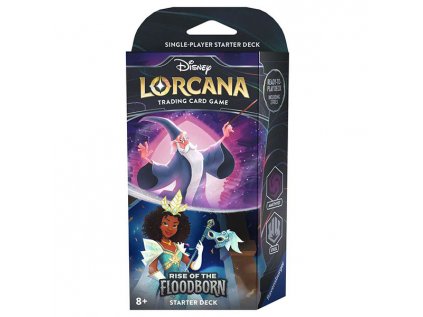 disney lorcana rise of the floodborn amethyst steel starter deck 4050368982391 1