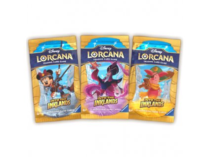 disney lorcana into the inklands booster pack 4050368982865