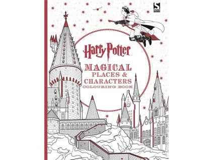 harry potter magical places characters coloring book 9781783706006