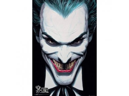 dc comics joker by alex ross poster 91 5 x 61 cm 5028486421039 1