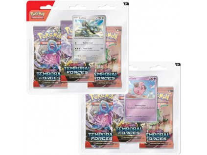 pokemon tcg scarlet violet 5 temporal forces 3 pack blister booster pack karty 820650856464