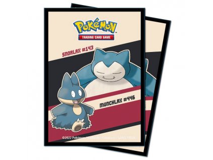 ultra pro pokemon snorlax munchlax obaly na karty 65 ks 74427159528