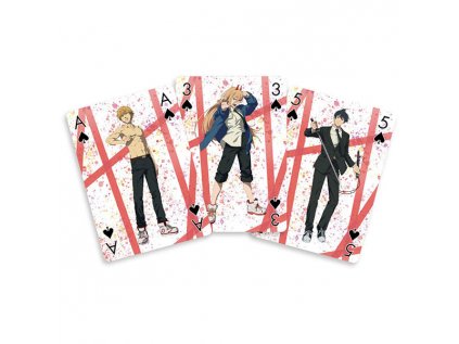 chainsaw man playing cards karty 7630017533722
