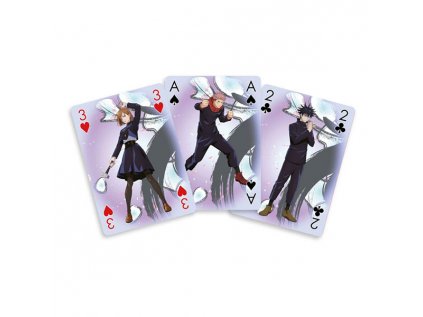 jujutsu kaisen playing cards karty 7630017533739