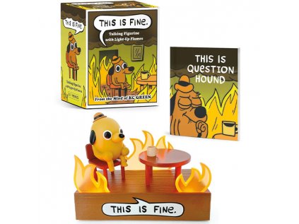 this is fine talking figurine with light and sound miniature editions 9780762484843