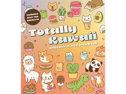 totally kawaii sticker activity book includes over 100 stickers kniha nalepiek 9780785844297 1
